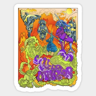 Other Worlds: Title Samurai Alien Sticker